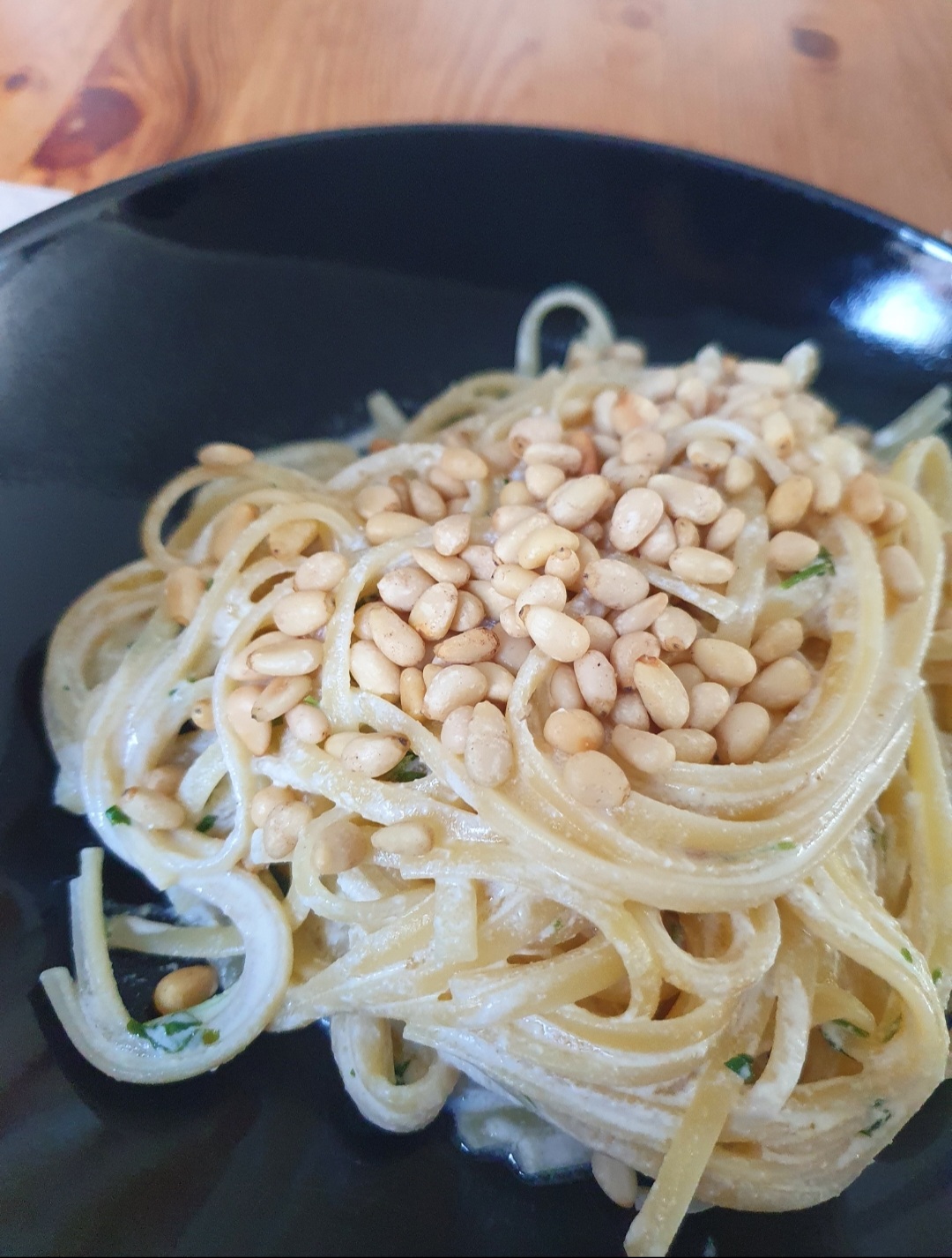 Pasta mit Knoblauch Jogurt